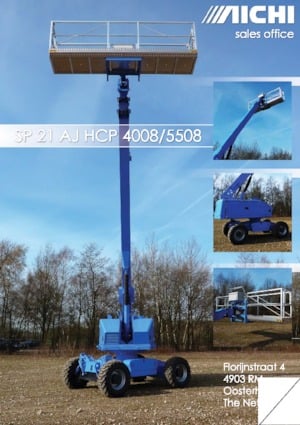 Tekerlekli Teleskopik Bomlu Vinçler Aichi SP21AJHCP 5508