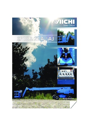 Wheeled Telescopic Boom Lifts Aichi SP21A