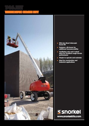 Wheeled Telescopic Boom Lifts Snorkel T46JRT