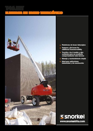 Wheeled Telescopic Boom Lifts Snorkel T46JRT