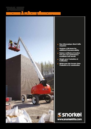 Wheeled Telescopic Boom Lifts Snorkel T46JRT