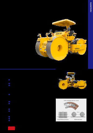 Üç tekerlekli makaralar Sakai R2H-2