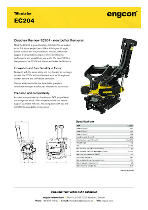 Tiltrotators engcon EC204