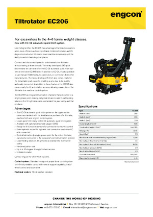 Tiltrotators engcon EC206