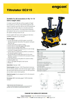 Tiltrotators engcon EC219