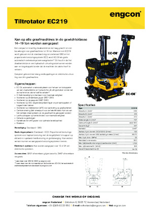 Tiltrotators engcon EC219