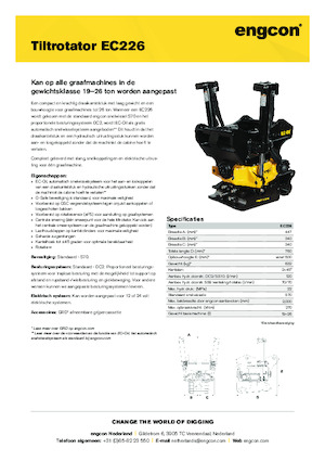 Tiltrotatorler engcon EC226