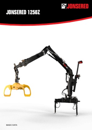 Timber loading cranes Jonsered 1250 Z 93 