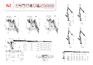 Timber loading cranes PENZ 14 Z 8.65