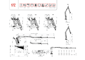 Timber loading cranes PENZ 17 Z 9.50