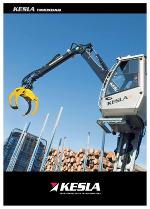 Timber loading cranes Kesla 2010 T