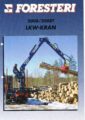 Timber loading cranes Foresteri 2008