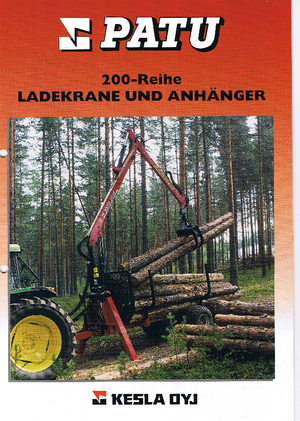 Timber loading cranes Patu 202 T