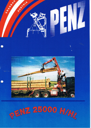 Kereste yükleme vinçleri PENZ 25000 HL