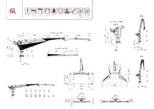 Timber loading cranes PENZ 6 L 9.2