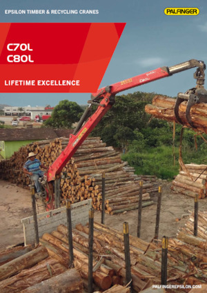 Timber loading cranes Epsilon C 80 L 94