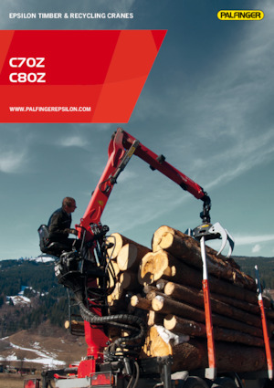 Kereste yükleme vinçleri Epsilon C 80 Z 73