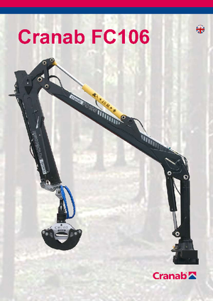 Timber loading cranes Cranab FC 106 Combi