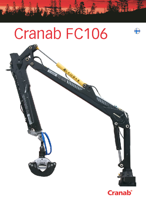Timber loading cranes Cranab FC 106 Combi