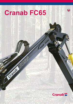 Timber loading cranes Cranab FC 65 Tele