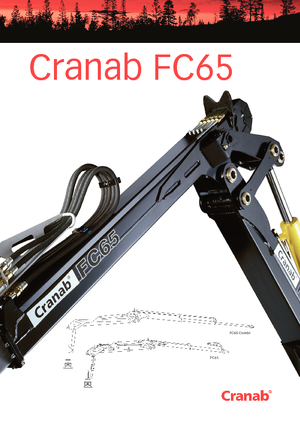 Timber loading cranes Cranab FC 65 Tele