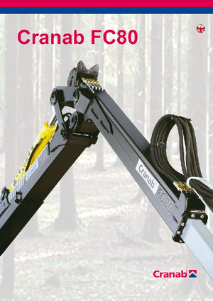 Kereste yükleme vinçleri Cranab FC 80 Combi