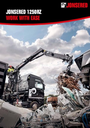 Timber loading cranes Jonsered J 1250RZ 79