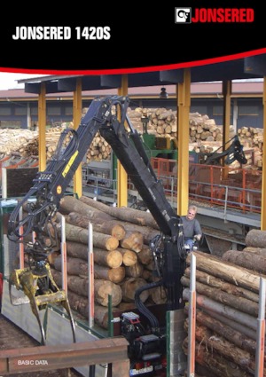 Timber loading cranes Jonsered J 1420S 96