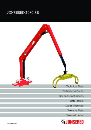 Timber loading cranes Jonsered J 2080SR 91