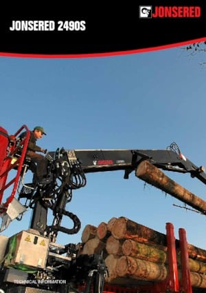 Timber loading cranes Jonsered 2490 S 95 