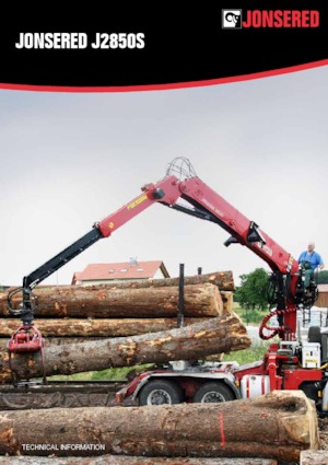 Kereste yükleme vinçleri Jonsered 2850 S 97 