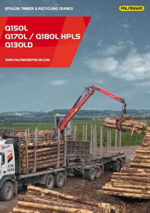 Timber loading cranes Epsilon Q 150 L 83