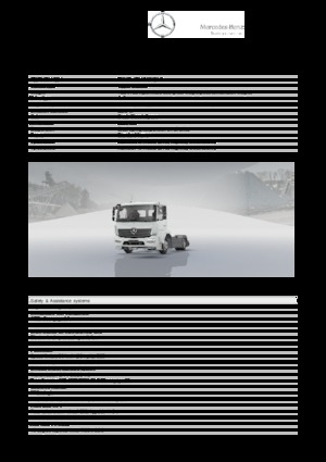 Tipper chassis Mercedes-Benz Atego 1018 AK 4x4