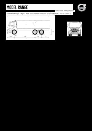 Rigid Chassis Volvo Trucks FMX13.420 4x4 Rigid