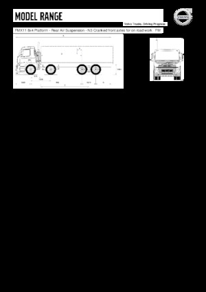 Rigid Chassis Volvo Trucks FMX11.350 8x4 Platform