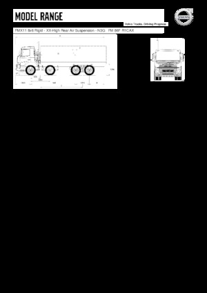 Rigid Chassis Volvo Trucks FMX11.350 8x6 Rigid - XX-High
