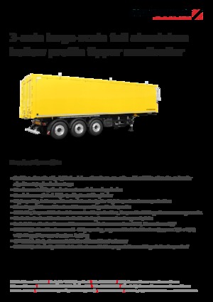 Damperli yarı römorklar Schwarzmüller 3-axle large-scale full aluminium hollow profile tipper semitrailer