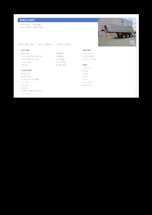 Dump Trailers / Tipper Semi Trailers Reisch RHKS-3-AK07