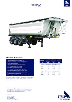 Damperli yarı römorklar Stas Rockstar