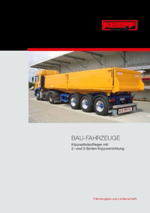 Dump Trailers / Tipper Semi Trailers Kempf SKD 35/3-S