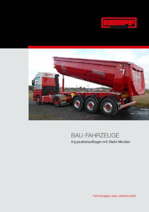 Dump Trailers / Tipper Semi Trailers Kempf SKM 32/2 SR