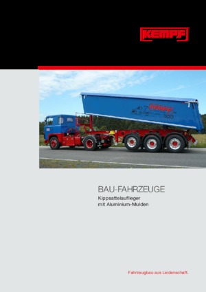 Dump Trailers / Tipper Semi Trailers Kempf SKM 32/2 AR