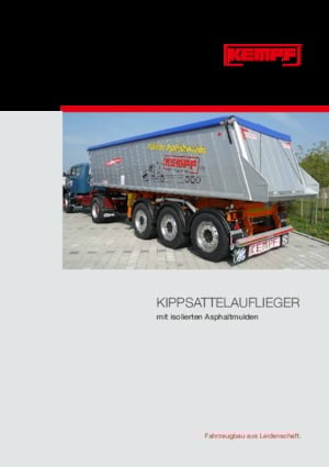 Dump Trailers / Tipper Semi Trailers Kempf SKM 35/3 SRi