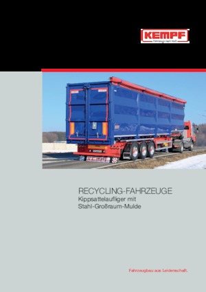 Damperli yarı römorklar Kempf SKM 35/3 SHL-LIGHT