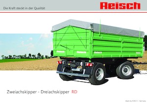 Tipping trailers Reisch RD-80
