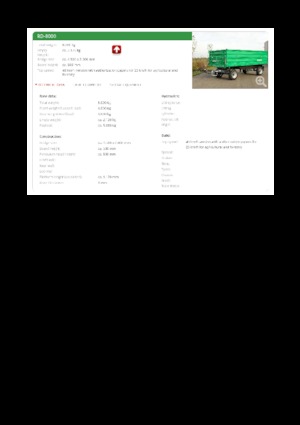 Tipping trailers Reisch RD-8000