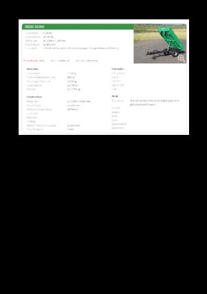 Devirm römorkları Reisch REDK-30.RM