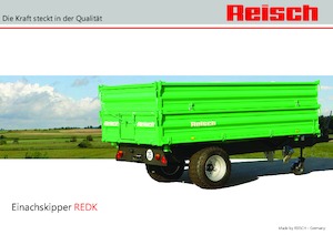 Tipping trailers Reisch REDK-60.PF