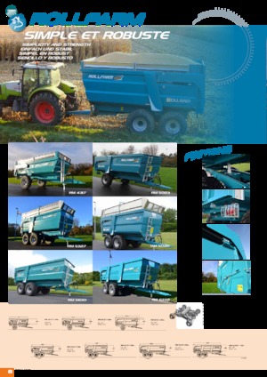 Tipping trailers Rolland ROLLFARM 6332