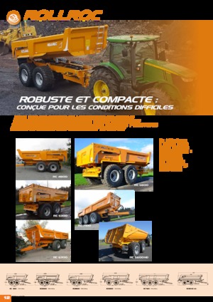 Tipping trailers Rolland ROLLROC 5800